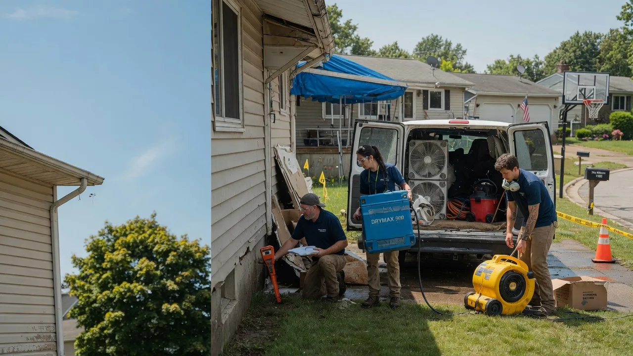 Ceiling Leak Cleanup in Eveleth, MN near me